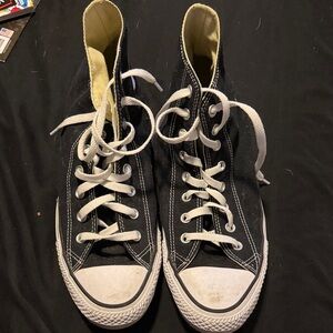 Converse Black & White High-Top Sneakers